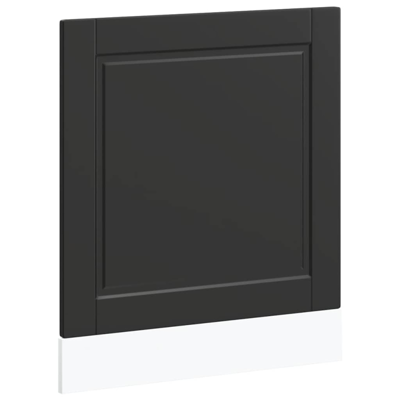 Geschirrspülerblende Porto Schwarz 60x1,5x67 cm Holzwerkstoff