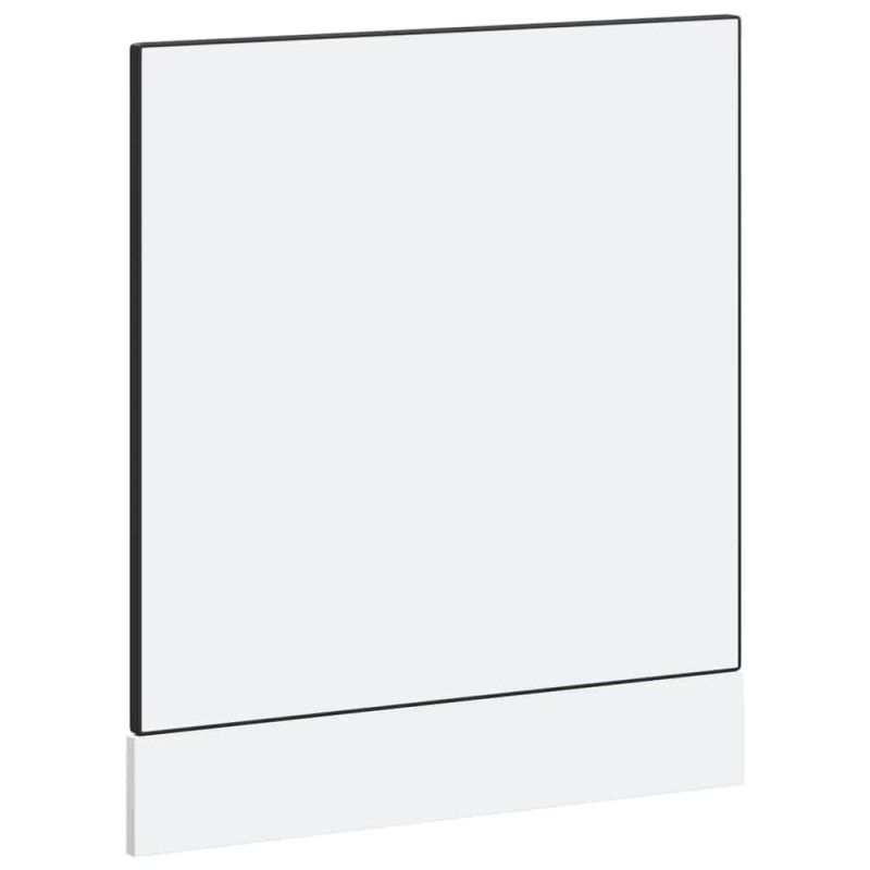 Geschirrspülerblende Porto Schwarz 60x1,5x67 cm Holzwerkstoff