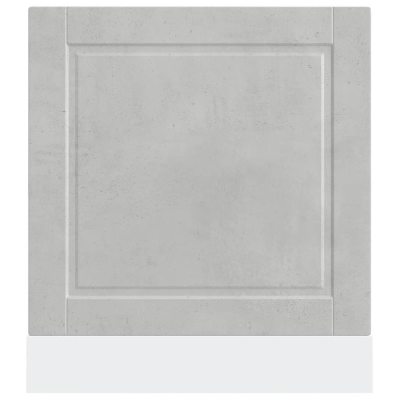 Geschirrspülerblende Porto Betongrau 60x1,5x67 cm Holzwerkstoff