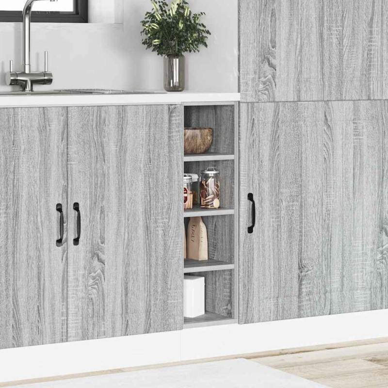 Unterschrank Riga Grau Sonoma 20x44,5x81,5 cm Holzwerkstoff