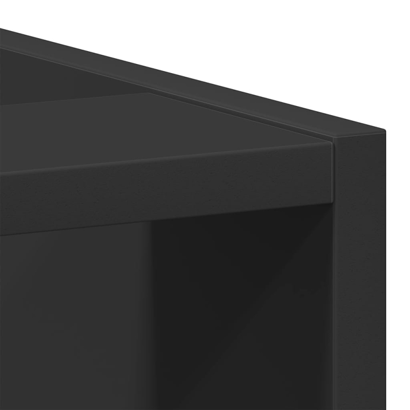Unterschrank Riga Schwarz 30x44,5x81,5 cm Holzwerkstoff