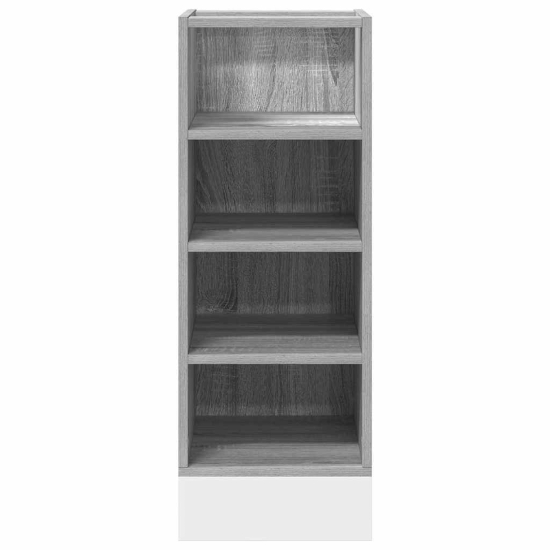 Unterschrank Grau Sonoma 30x44,5x81,5 cm Holzwerkstoff