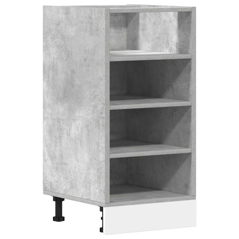 Unterschrank Riga Betongrau 40x44,5x81,5 cm Holzwerkstoff