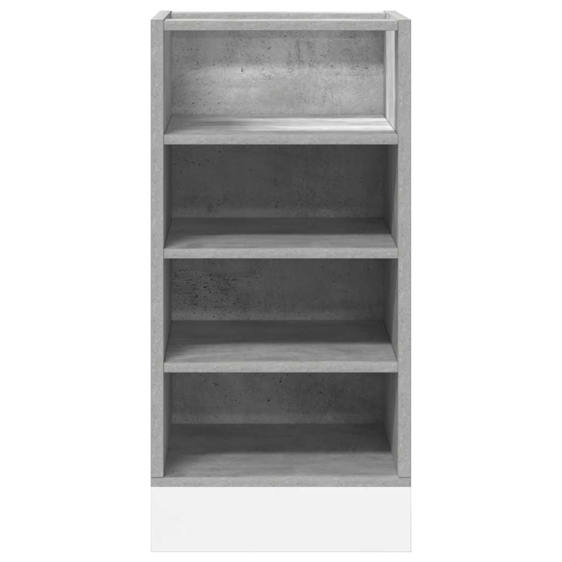 Unterschrank Riga Betongrau 40x44,5x81,5 cm Holzwerkstoff