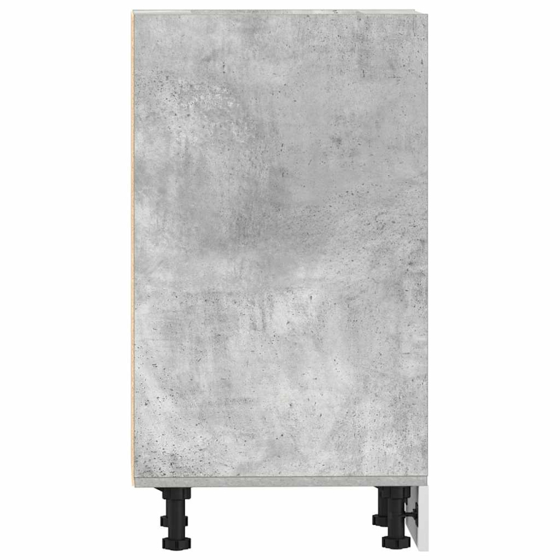 Unterschrank Riga Betongrau 40x44,5x81,5 cm Holzwerkstoff