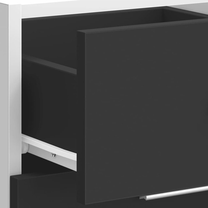 Unterschrank Lyon Schwarz 40x46x81,5 cm Holzwerkstoff