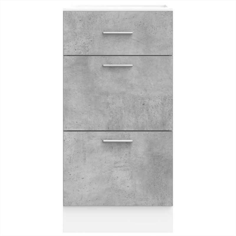 Unterschrank Lyon Betongrau 40x46x81,5 cm Holzwerkstoff
