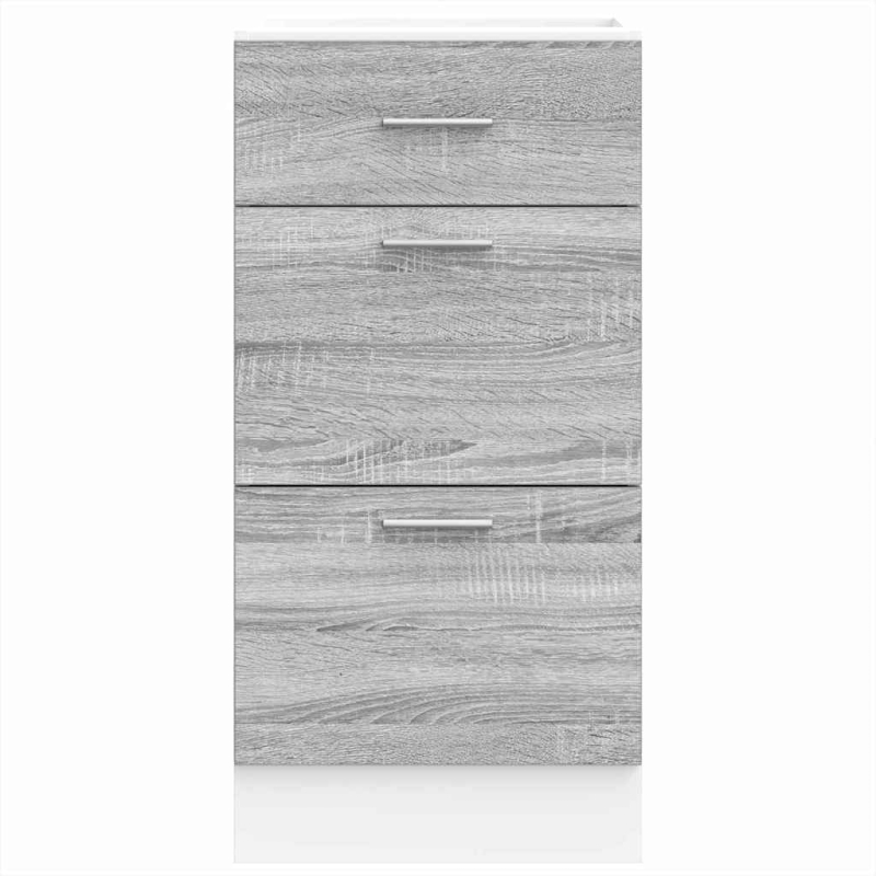 Unterschrank Lyon Grau Sonoma 40x46x81,5 cm Holzwerkstoff