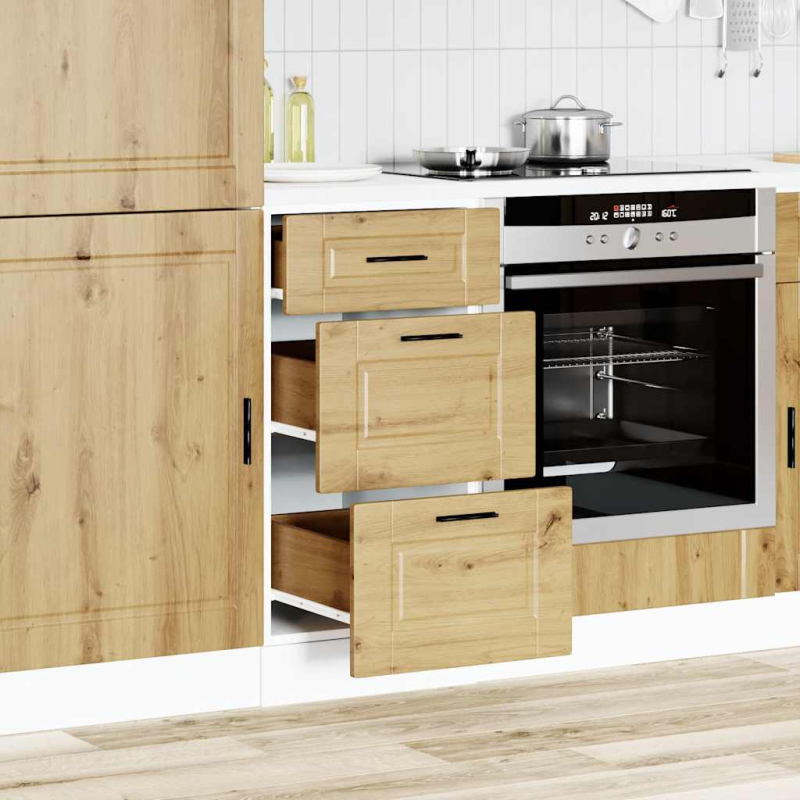 Küchenunterschrank Porto Artisan-Eiche Holzwerkstoff