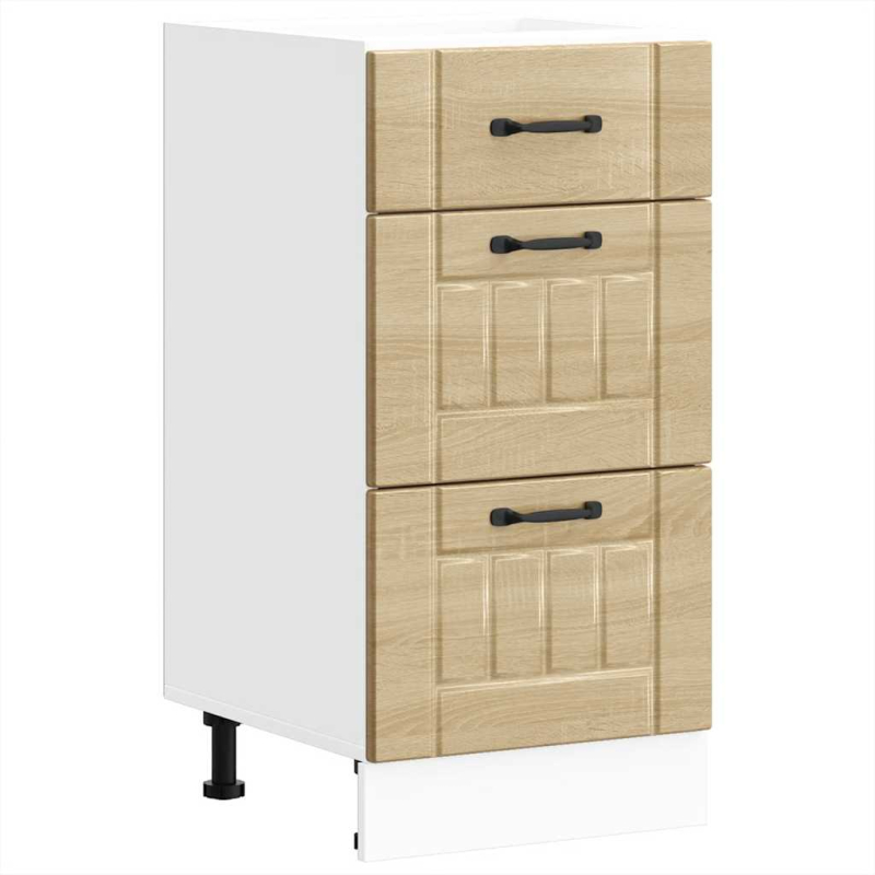 Küchen-Unterschrank Lucca Sonoma-Eiche Holzwerkstoff