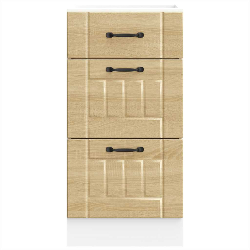 Küchen-Unterschrank Lucca Sonoma-Eiche Holzwerkstoff