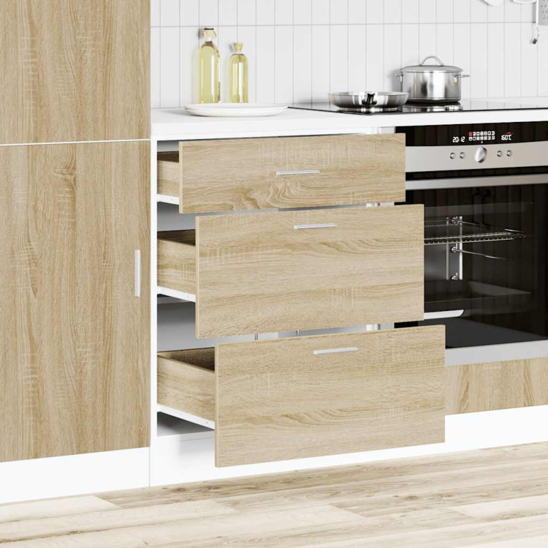 Küchenunterschrank Lyon Sonoma-Eiche Holzwerkstoff