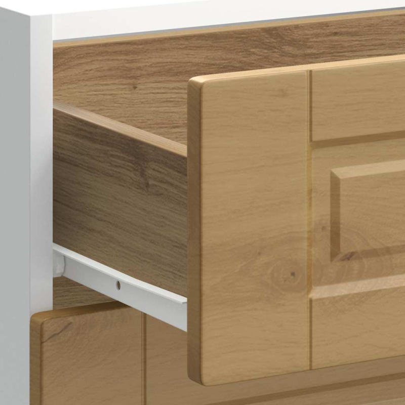 Küchenunterschrank Porto Artisan-Eiche Holzwerkstoff