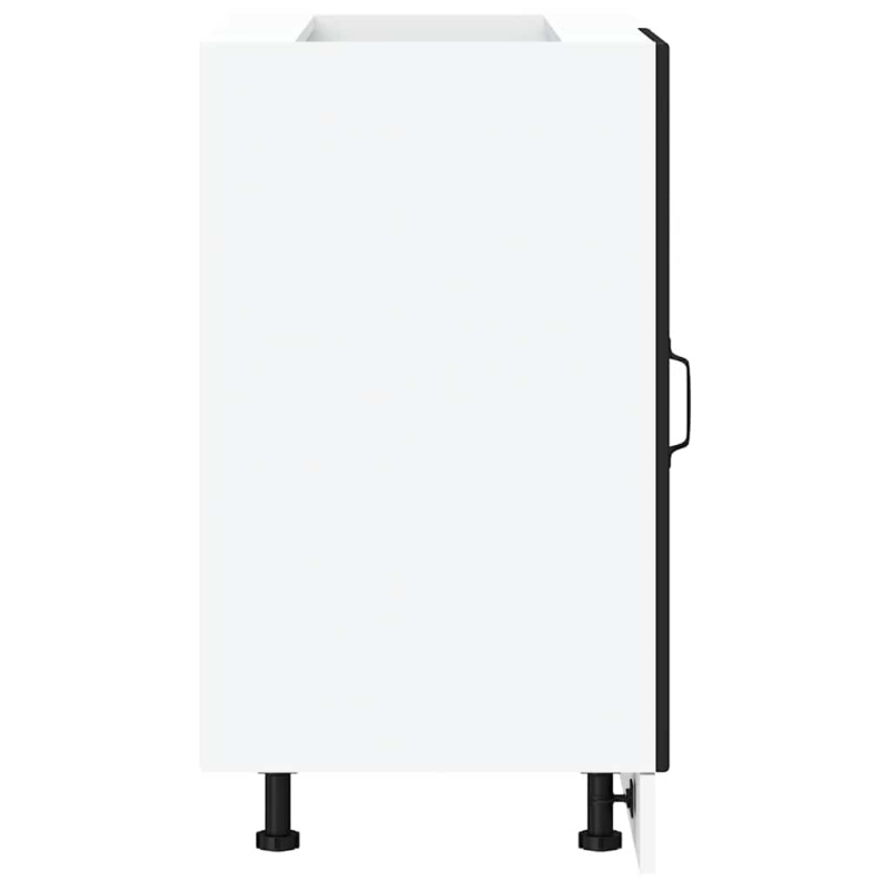 Spülenunterschrank Schwarz Holzwerkstoff