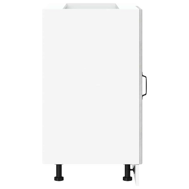 Spülenunterschrank Betongrau Holzwerkstoff