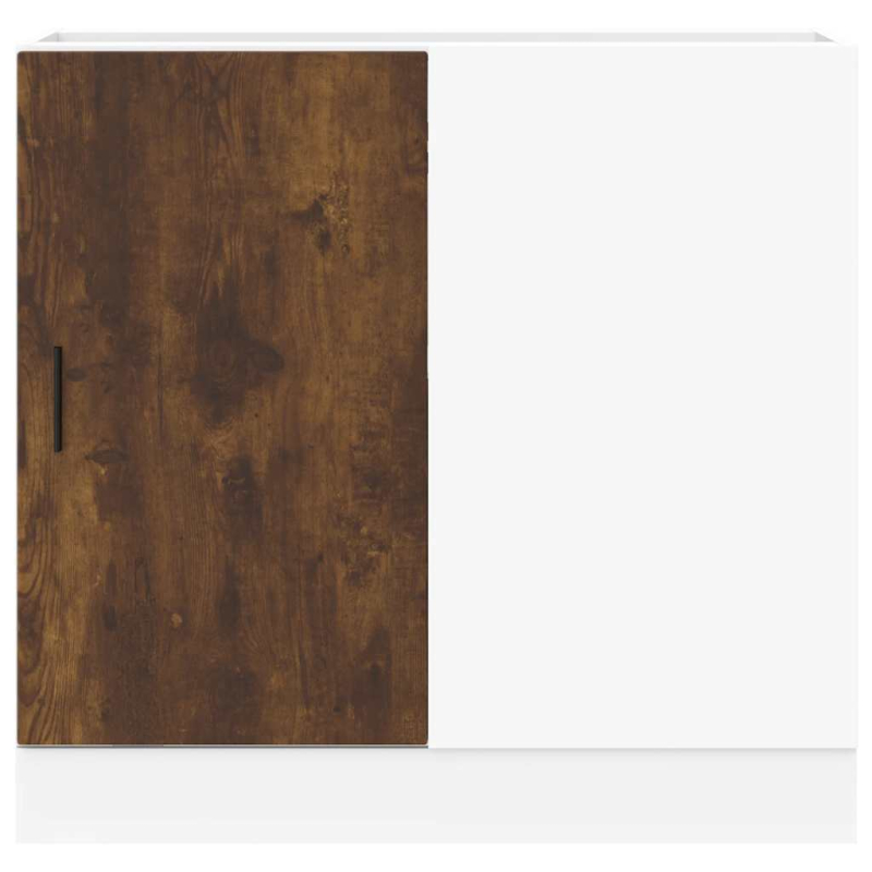 Spülenunterschrank Räuchereiche Holzwerkstoff