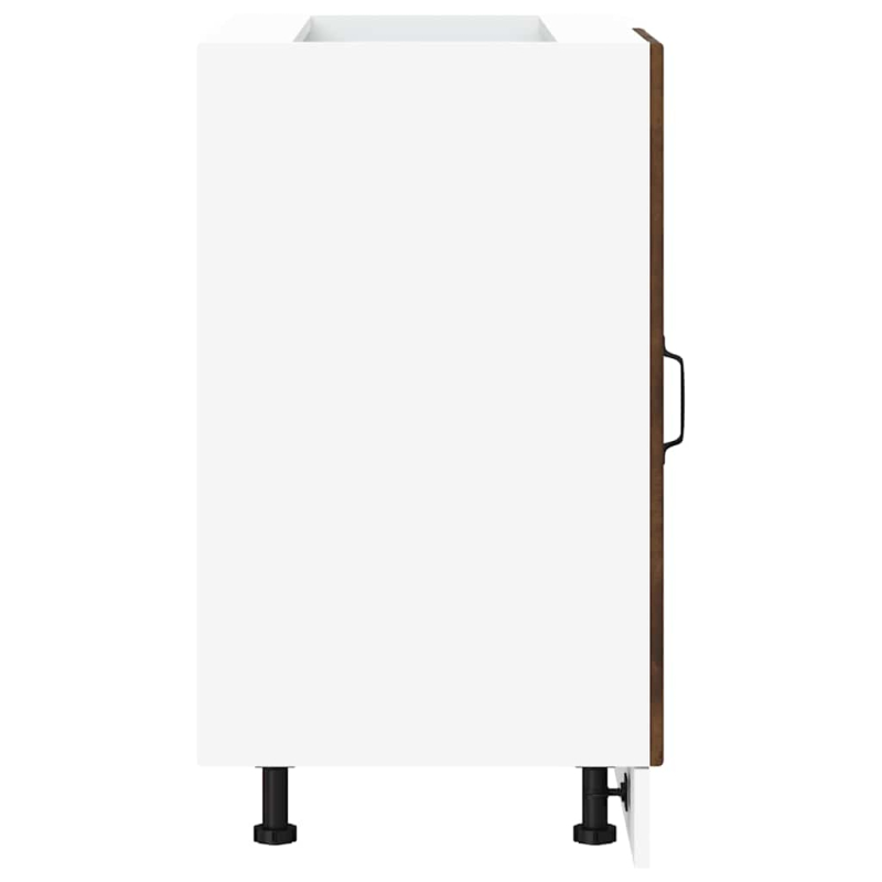 Spülenunterschrank Räuchereiche Holzwerkstoff