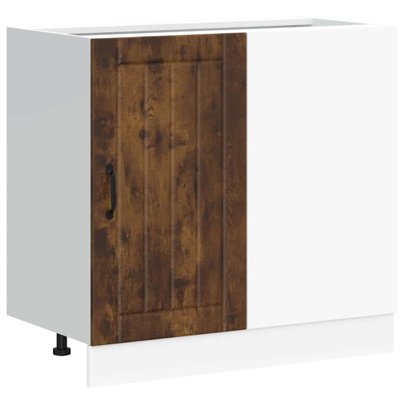 Spülenunterschrank Lucca Räuchereiche Holzwerkstoff