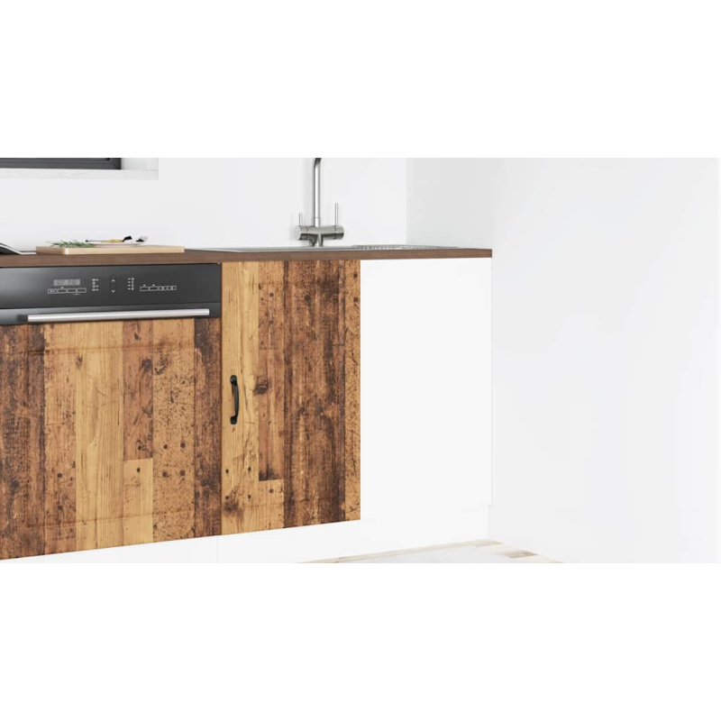 Spülenunterschrank Lucca Altholz-Optik Holzwerkstoff