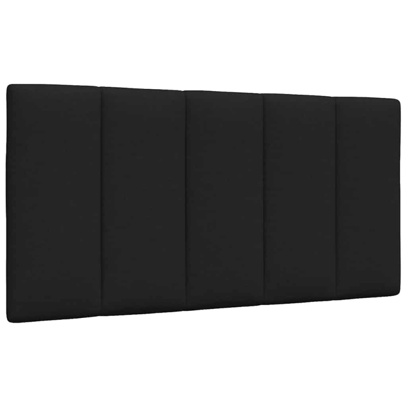 Bett mit Matratze Schwarz 100x200 cm Stoff