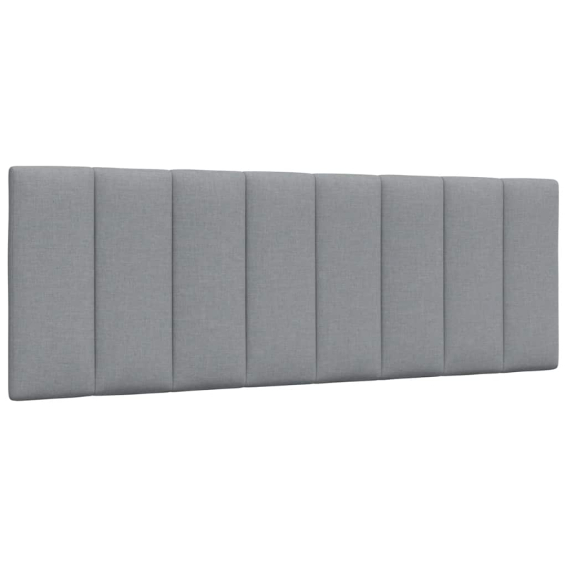 Bett mit Matratze Hellgrau 120x200 cm Stoff