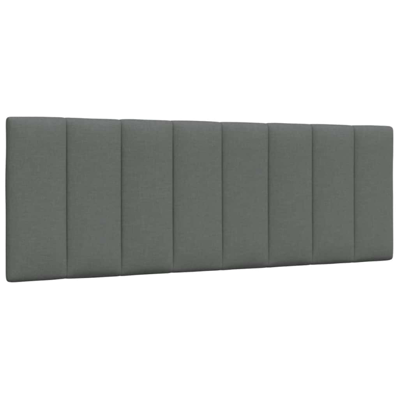 Bett mit Matratze Dunkelgrau 120x200 cm Stoff