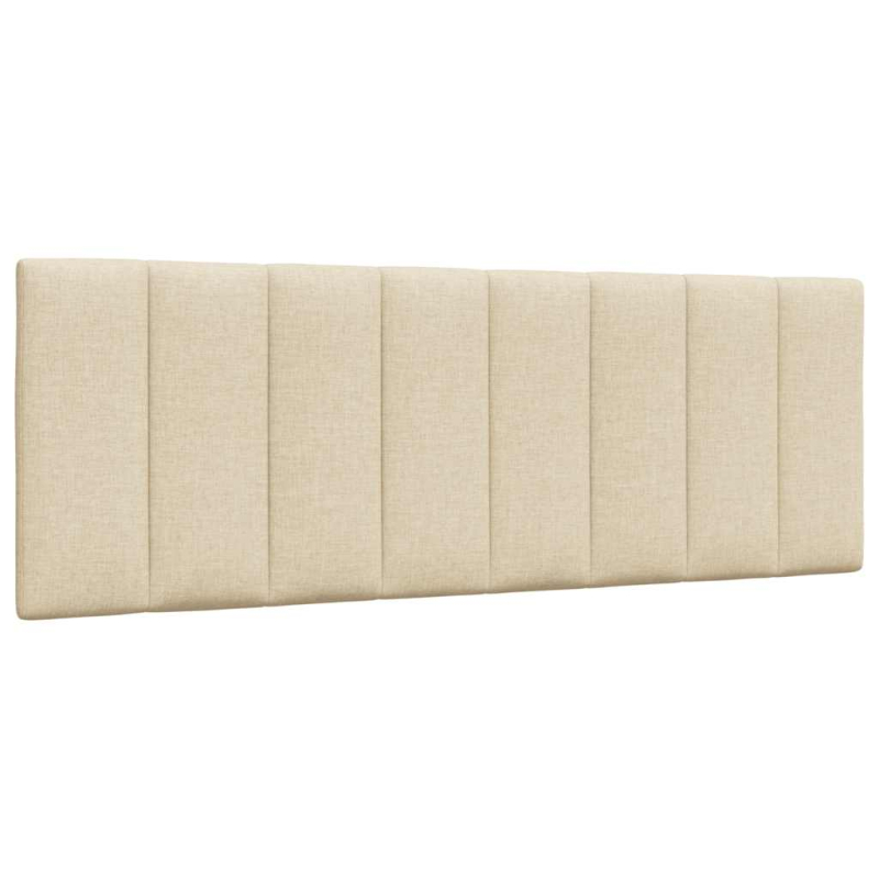 Bett mit Matratze Creme 120x200 cm Stoff