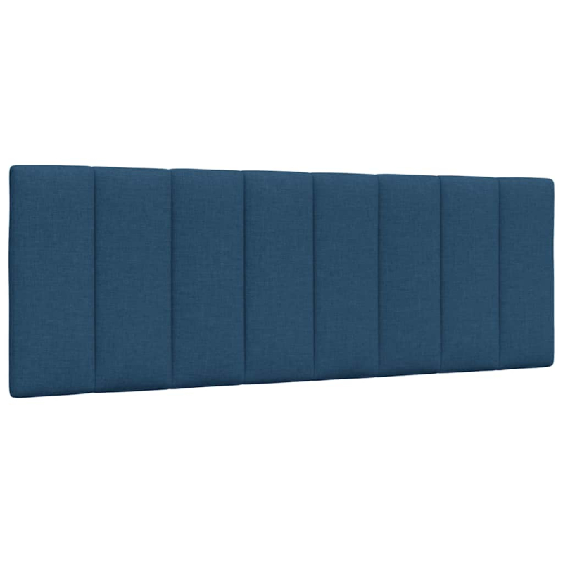 Bett mit Matratze Blau 120x200 cm Stoff