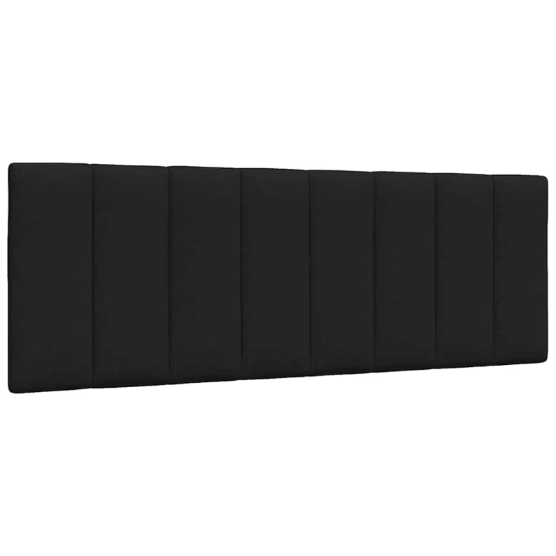 Bett mit Matratze Schwarz 140x190 cm Stoff
