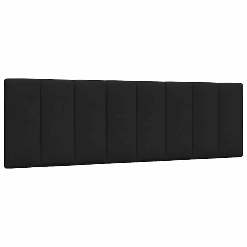 Bett mit Matratze Schwarz 160x200 cm Stoff