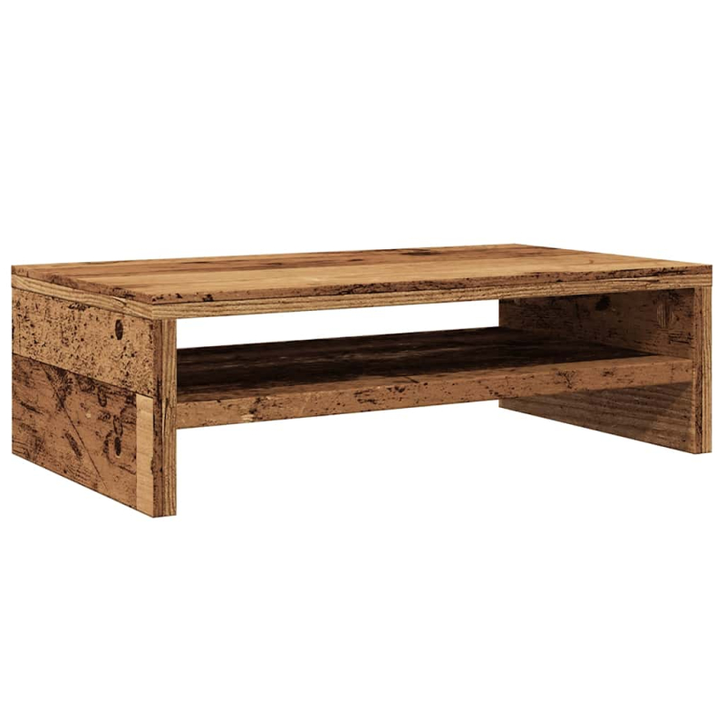 Monitorständer Altholz-Optik 42x24x13 cm Holzwerkstoff