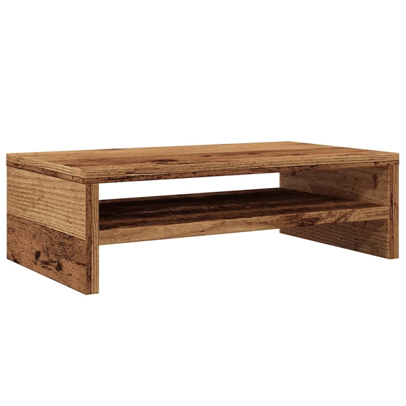 Monitorständer Altholz-Optik 42x24x13 cm Holzwerkstoff