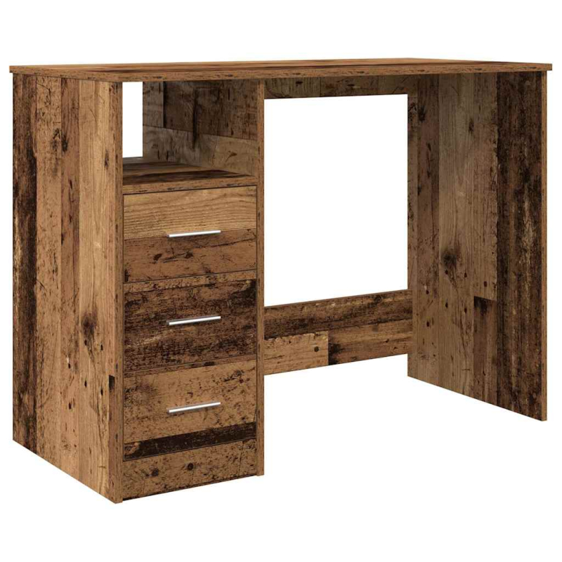 Schreibtisch Altholz-Optik 102x76x50 cm Holzwerkstoff