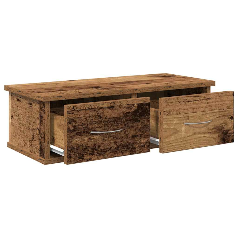 Wandschrank Altholz-Optik 60x26x18,5 cm Holzwerkstoff