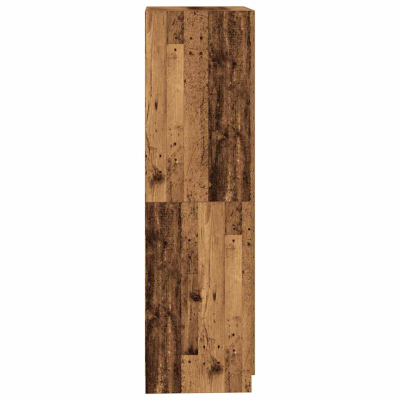 Kleiderschrank Altholz-Optik 90x52x200 cm Holzwerkstoff
