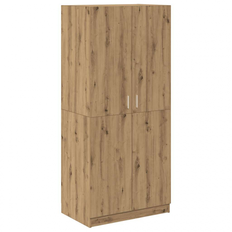 Kleiderschrank Artisan-Eiche 90x52x200 cm Holzwerkstoff