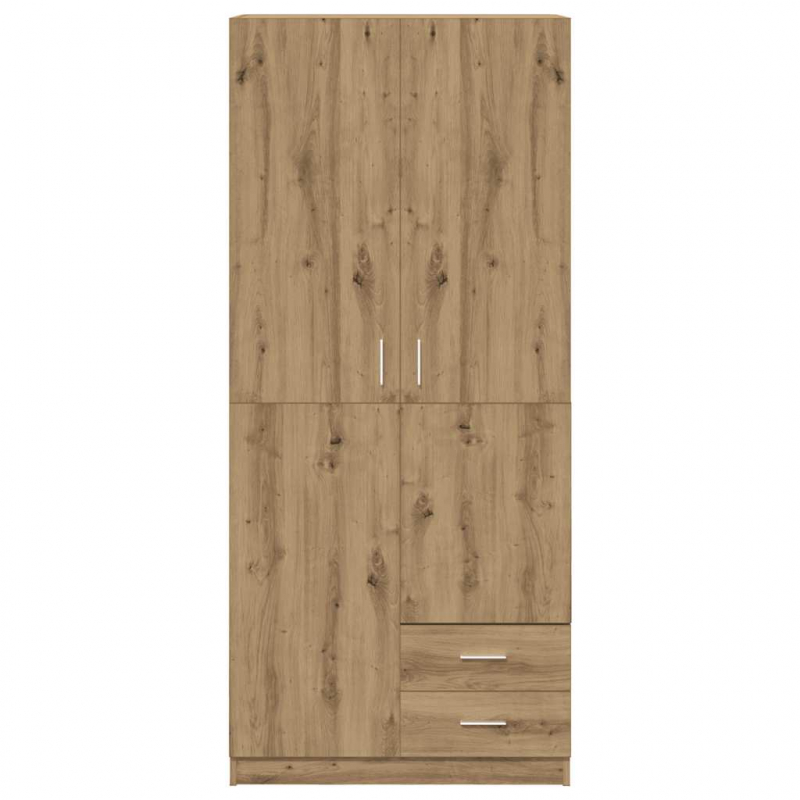 Kleiderschrank Artisan-Eiche 80x52x180 cm Holzwerkstoff