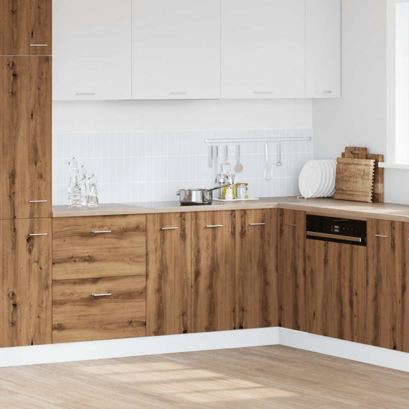 Spülenunterschrank Lyon Artisan-Eiche 80x46x81,5 cm Holzwerkstoff