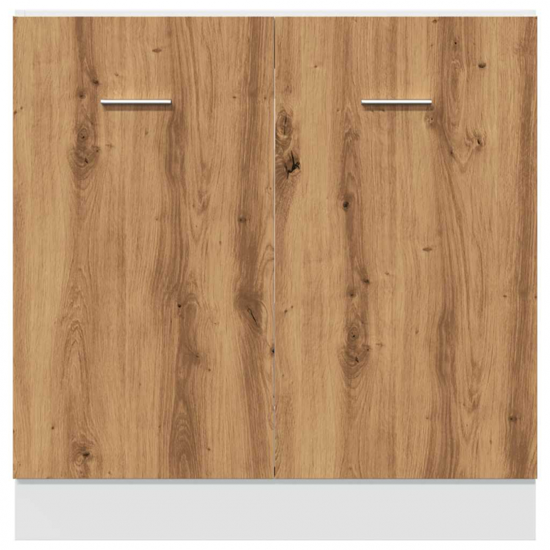 Spülenunterschrank Lyon Artisan-Eiche 80x46x81,5 cm Holzwerkstoff
