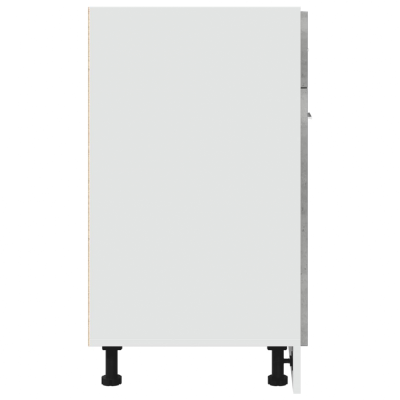 Schubunterschrank Lyon Betongrau 60x46x81,5 cm Holzwerkstoff