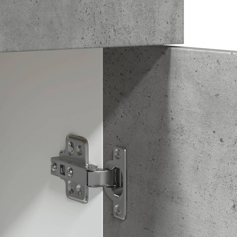 Schubunterschrank Lyon Betongrau 60x46x81,5 cm Holzwerkstoff