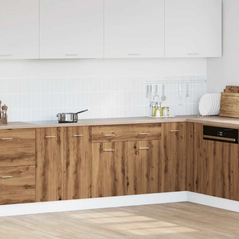 Schubunterschrank Lyon Artisan-Eiche 80x46x81,5 cm Holzwerkstoff