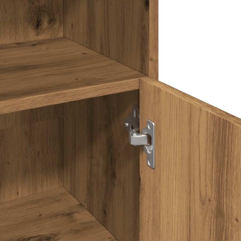 Badschrank Artisan-Eiche 30x30x95 cm Holzwerkstoff
