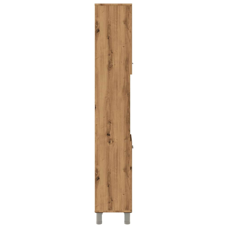 Badschrank Artisan-Eiche 30x30x179 cm Holzwerkstoff