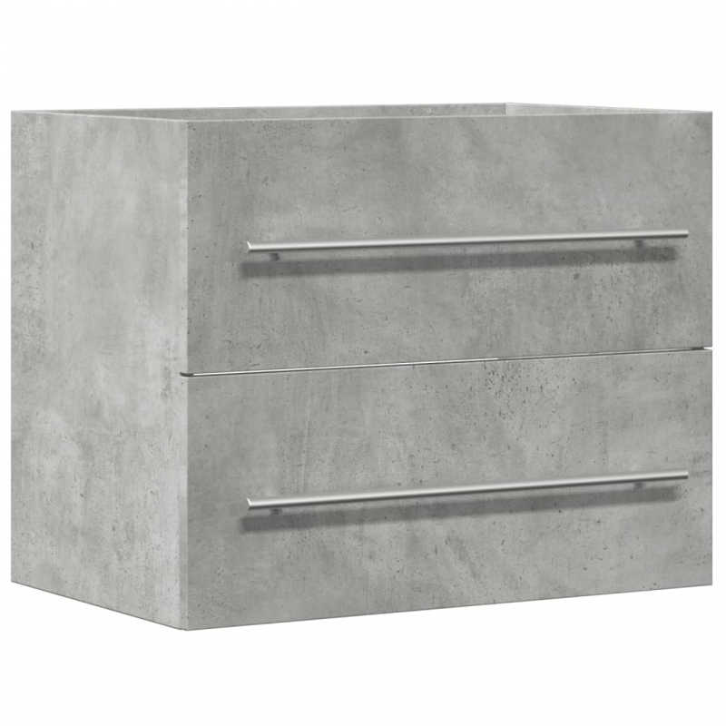 Waschbeckenunterschrank Betongrau 60x38,5x48 cm Holzwerkstoff