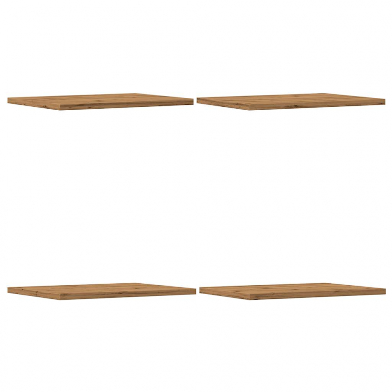 Regalböden 4 Stk. Artisan-Eiche 40x30x1,5 cm Holzwerkstoff