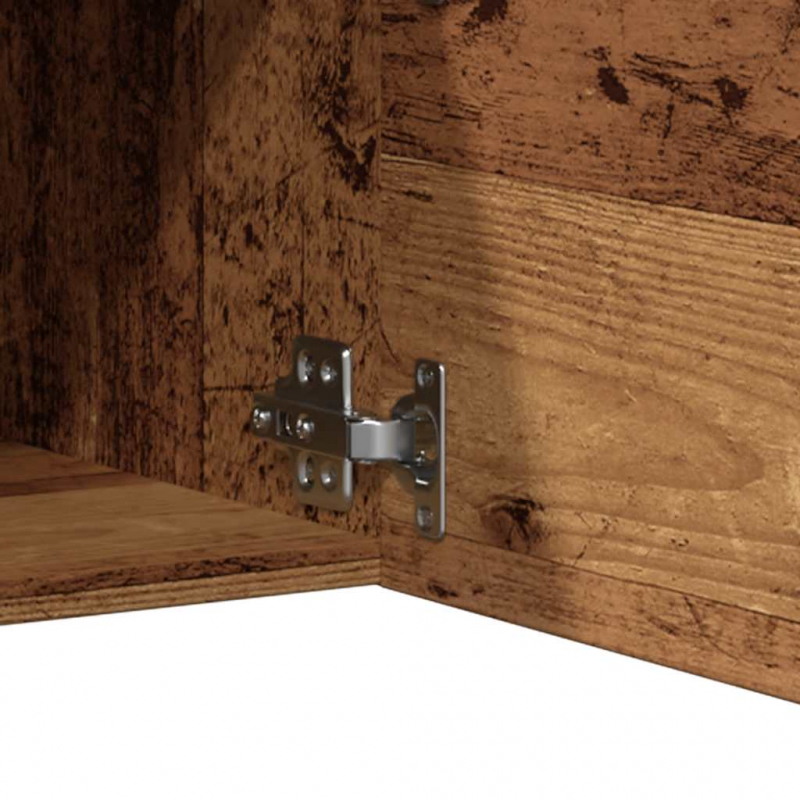 TV-Wandschränke 2 Stk. Altholz-Optik 30,5x30x30 cm