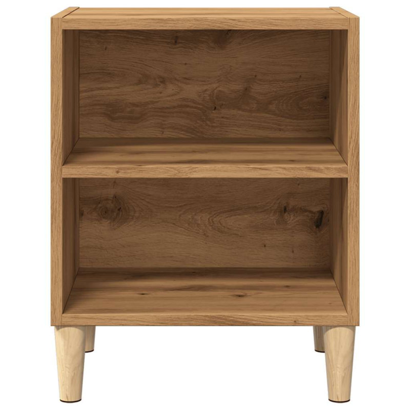 Nachttische 2 Stk. Artisan-Eiche 40x30x50 cm Holzwerkstoff