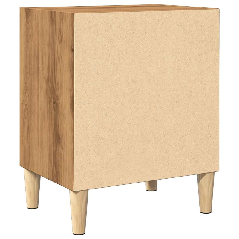 Nachttische 2 Stk. Artisan-Eiche 40x30x50 cm Holzwerkstoff