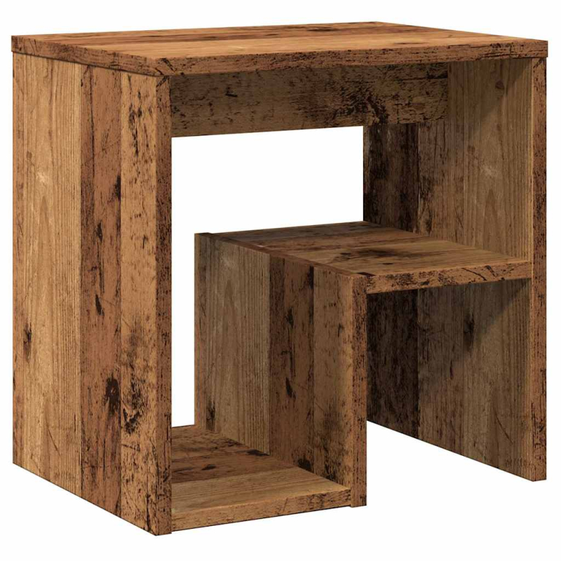 Nachttisch Altholz-Optik 40x30x40 cm Holzwerkstoff